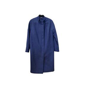 NWT American Airlines Womens Flight Attendant Cobalt Blue Topper Coat Size 8